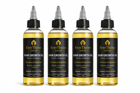 EverThrive Hair Growth Oil – Herbal Oil Blend for Thinning Hair, Edges & Scalp Repair | Natural Hair Growth