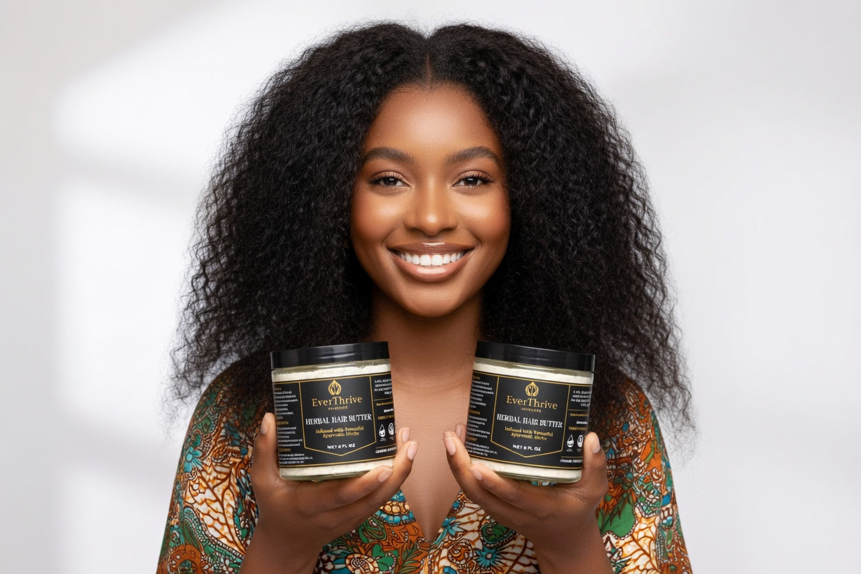 EverThrive Hair Growth Butter – Deep Moisture Hair Butter for Dry, Damaged & Natural Hair | Strengthen, Repair Grow Edges