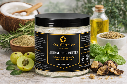 EverThrive Hair Growth Butter – Deep Moisture Hair Butter for Dry, Damaged & Natural Hair | Strengthen, Repair Grow Edges