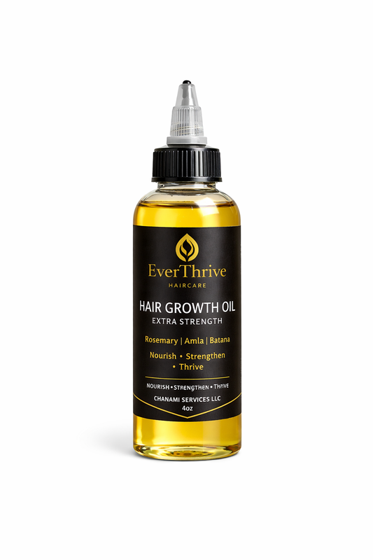 EverThrive Hair Growth Oil – Herbal Oil Blend for Thinning Hair, Edges & Scalp Repair | Natural Hair Growth